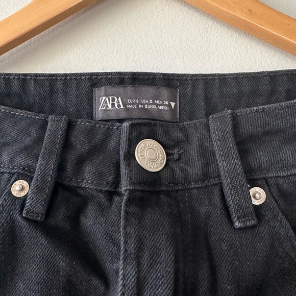Zara black denim skirt - Picture 5 of 5